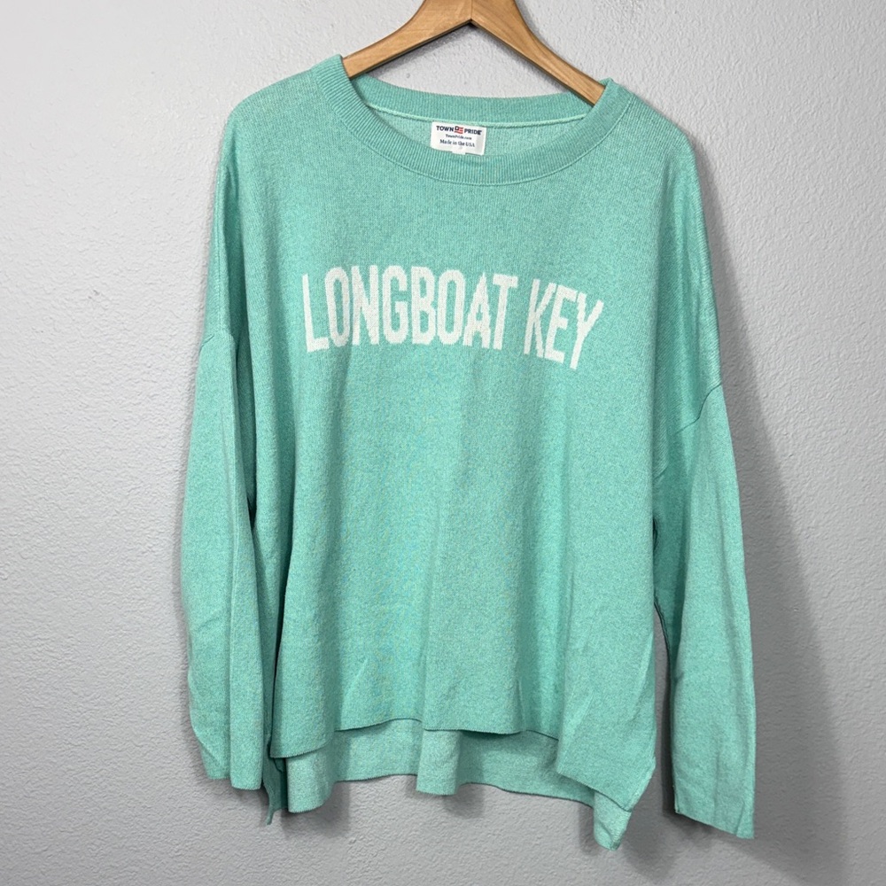 Vintage Town Pride Longboat Key Crewneck Pullover Sweater